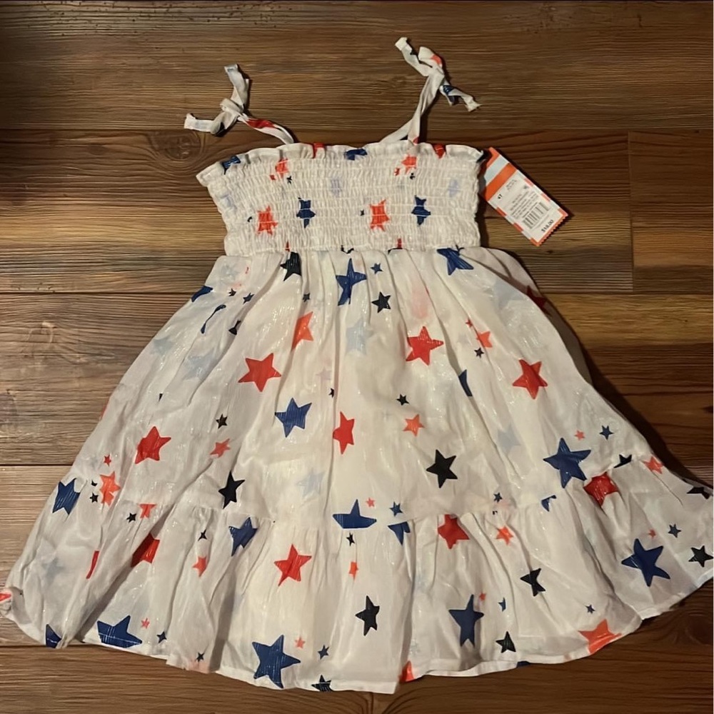 4T star dress NWT